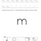 Worksheets for kids - initial sounds-m